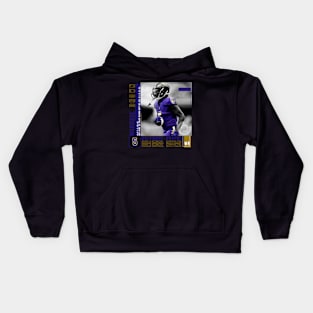 Marquise Brown Paper Poster Kids Hoodie